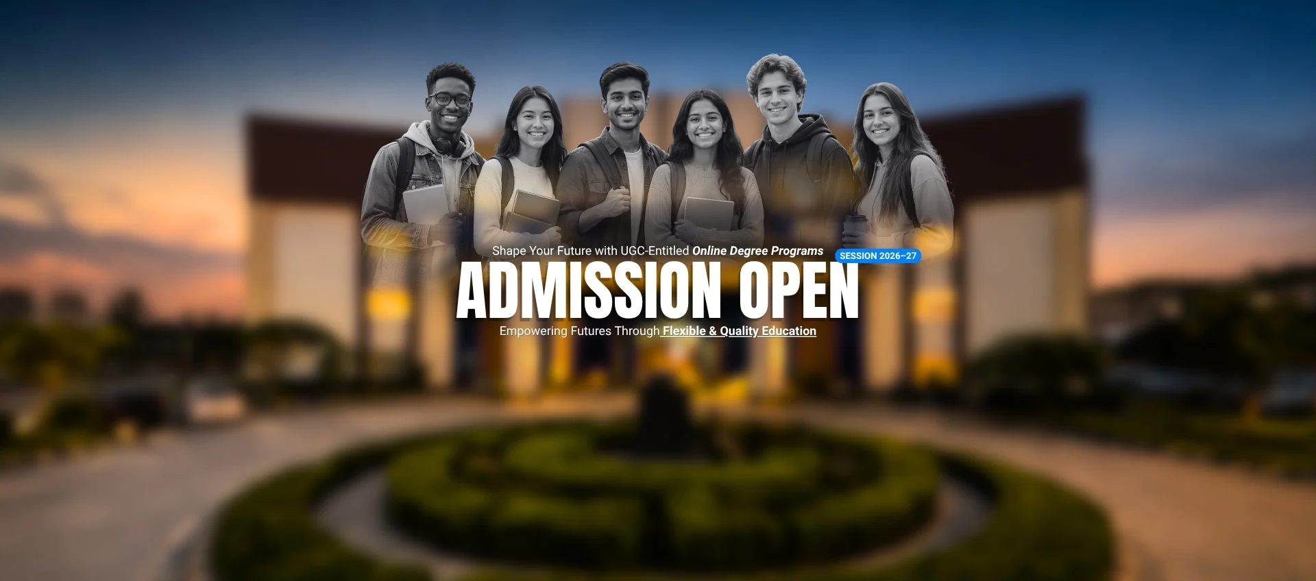 admission banner
